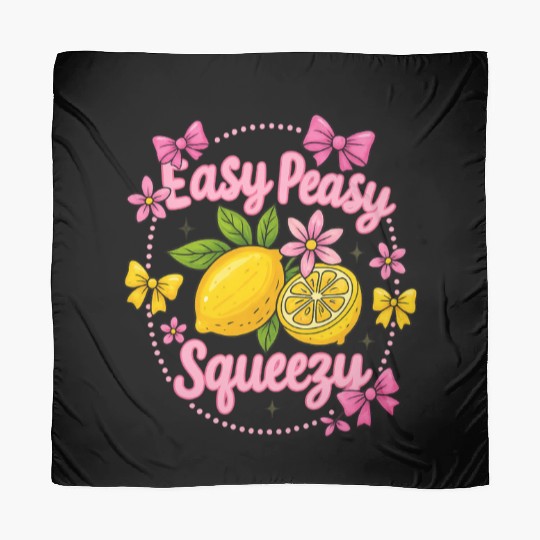 Preppy Lemon Summer Lemon Coquette Scarves