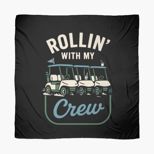 Golf Cart Life Senior Humor Retirement Ride Scarves