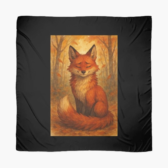 Autumn Serenity Fox Scarves