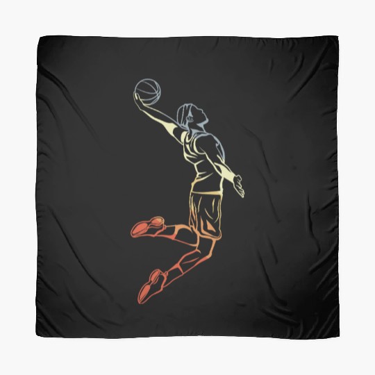 Basketball Player Sketch Scarves