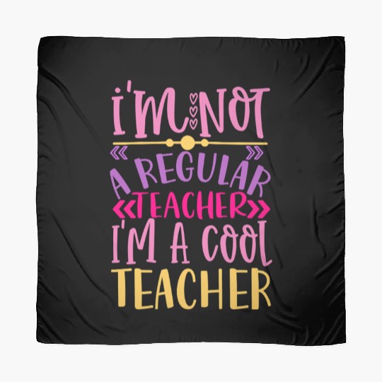 Cool Teacher - Funny Teacher Appreciation Gift Scarves
