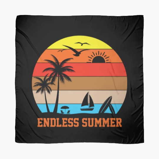 Endless Summer Sunset Design Scarves