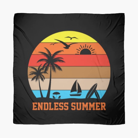 Endless Summer Sunset Design Scarves