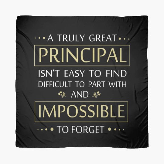 School Principal Teacher Appreciation Scarves