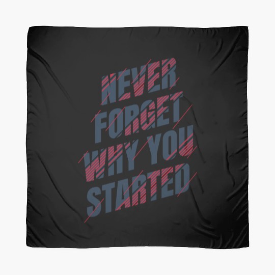 Motivational Typography Design for Growth gym Scarves