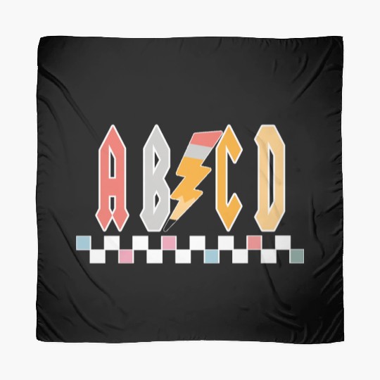 Abcd Teacher Scarves, Teacher Appreciation Gift, Kin