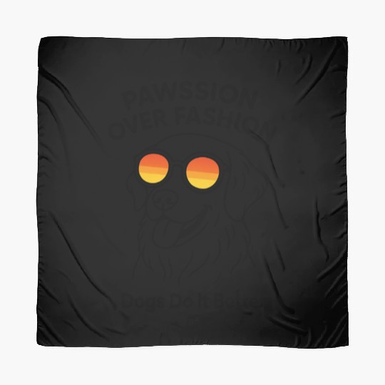 Pawssion Over Fashion Golden Retriever Scarves