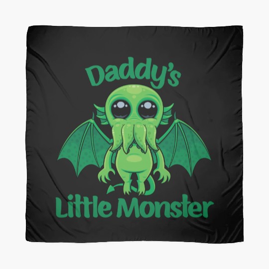 Daddy’s Little Monster Cute Baby Cthulhu Scarves