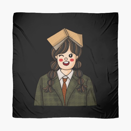 Whimsical Bookish Graduation Design Scarves