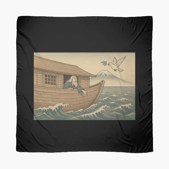 Noble Sailor with Dove Scene Scarves