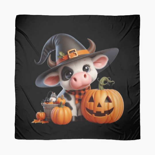Cute Halloween Cow Scarves