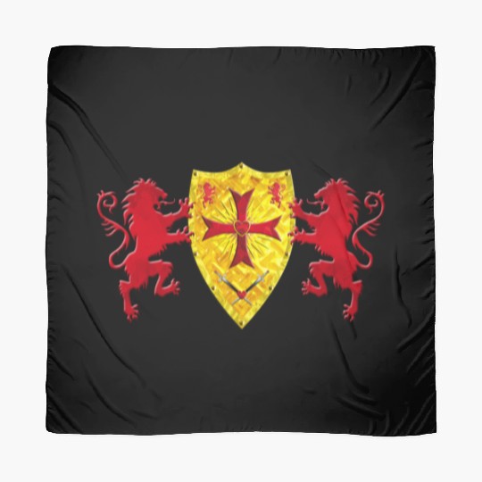 Knights Templars Crusaders Lions weapon shield Scarves