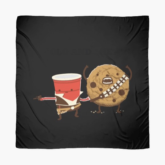 Funny star wars han solo and chewbacca Scarves