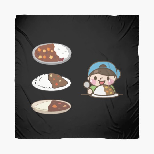 Japanese Curry Rice Scarves