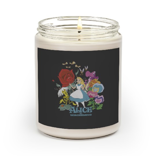 Disney Alice In Wonderland Walking Through The Flowers Scented Candles