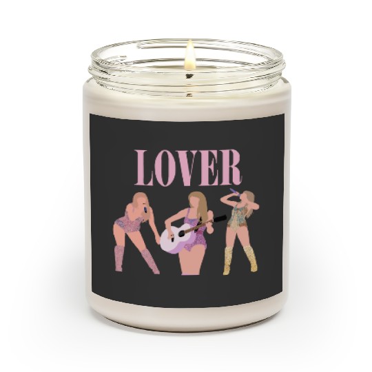 taylorswift lover eras tour art Scented Candles