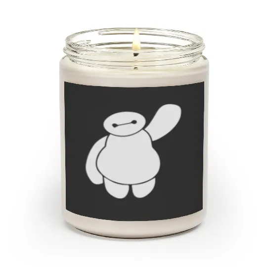 Disney Movie Big Hero 6 Baymax Waving Scented Candles