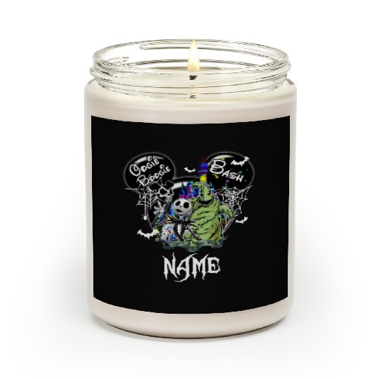 Oogie Boogie Bash Mickey Scented Candles, Halloween Scented Candles, Disney Customer Scented Candles