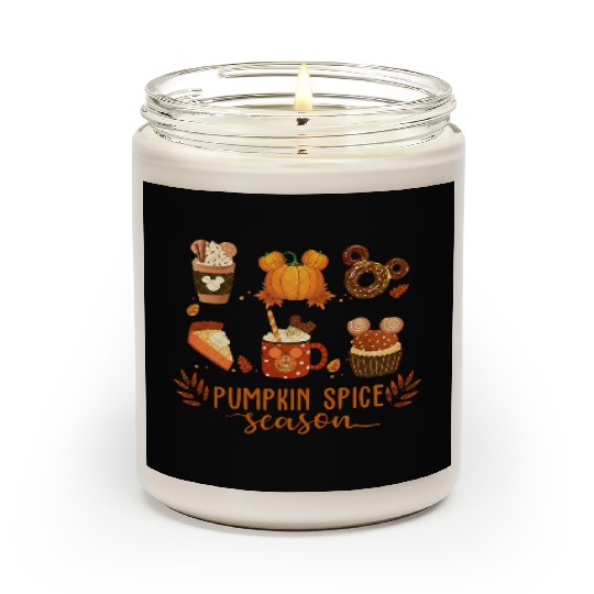 Disney Pumpkin Spice Scented Candles, Disney Fall