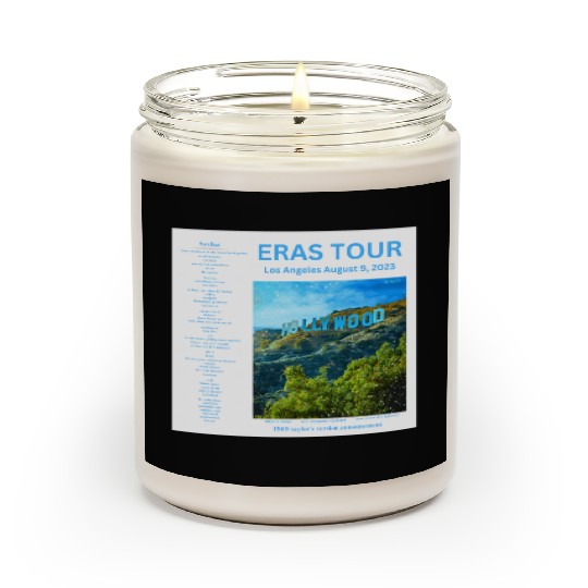 Eras Tour Setlist - Los Angeles Night 6 Scented Candles