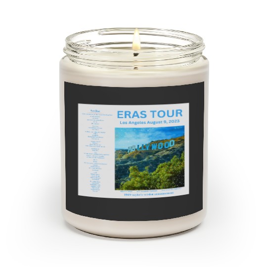 Eras Tour Setlist - Los Angeles Night 6 Scented Candles