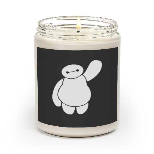 Disney Movie Big Hero 6 Baymax Waving Scented Candles