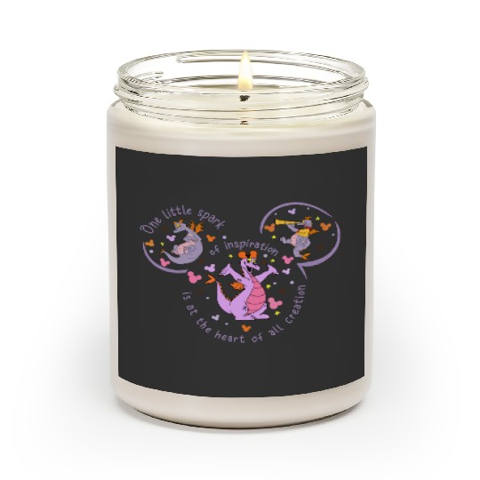 Figment Inspiration Scented Candles, Disney Figment Scented Candles, Purple Dragon Scented Candles, Disney Trip Scented Candles