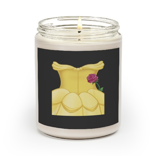 Disney Beauty And Beast Belle Dress Costume Hall Scented Candles