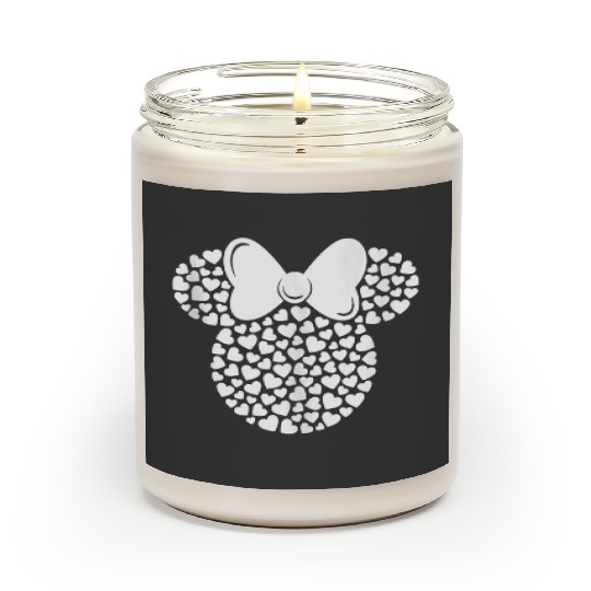 Discover Disney Minnie Mouse Icon Filled with White Heart Scented Candles
