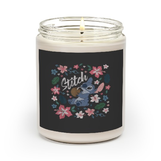 Discover Disney Lilo Stitch Floral Stitch Coconut Portrai Scented Candles