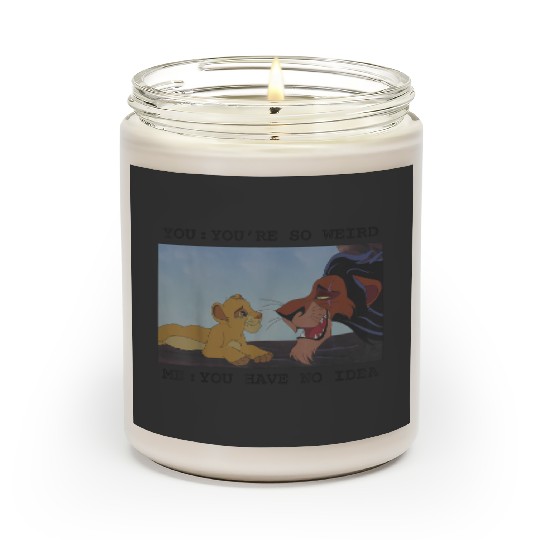 Disney The Lion King Simba Scar Youre So Weird M Scented Candles