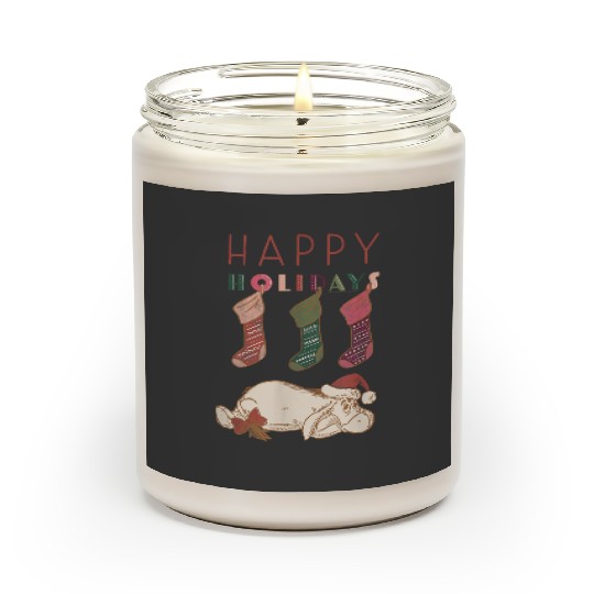 Disney Winnie the Pooh Eeyore Happy Holidays Scented Candles