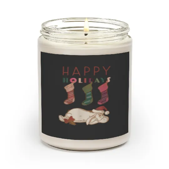 Disney Winnie the Pooh Eeyore Happy Holidays Scented Candles
