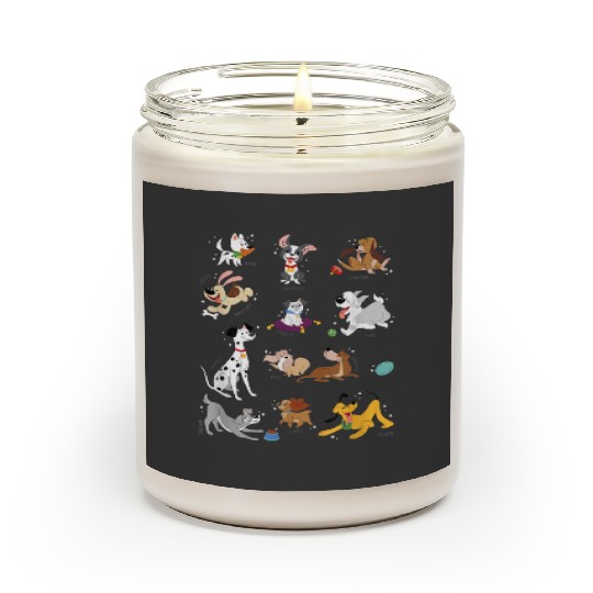 Disney Pets Movie Dogs Group Jumble Scented Candles