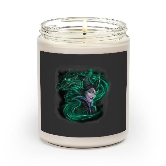Disney Sleeping Beauty Maleficent Green Dragon P Scented Candles