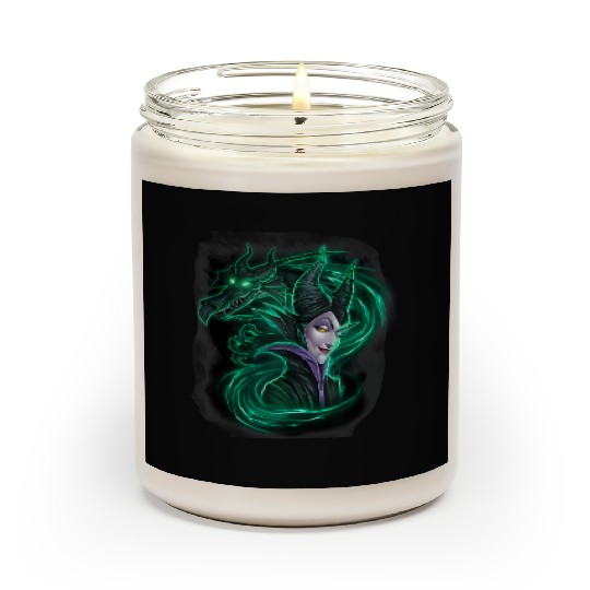 Disney Sleeping Beauty Maleficent Green Dragon P Scented Candles