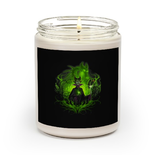 Disney Sleeping Beauty Dark Detailed Maleficent Scented Candles