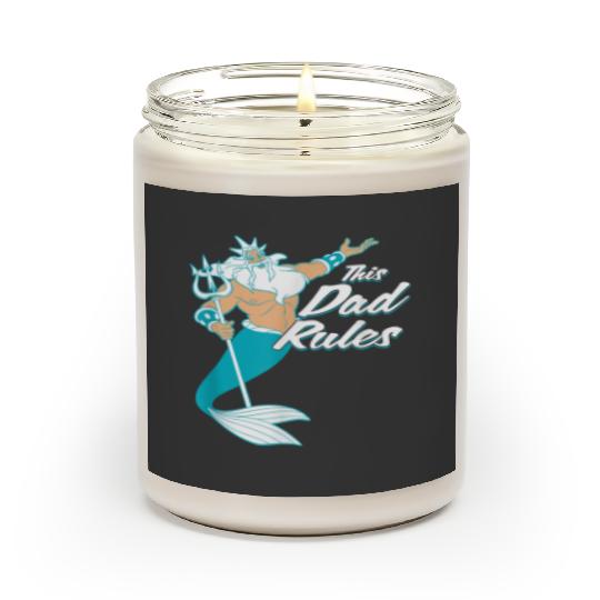 Discover Disney The Little Mermaid King Triton Dad Mens 8 Scented Candles