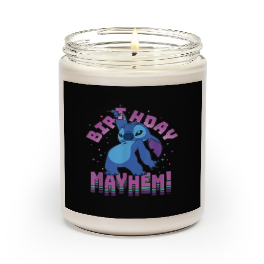 Disney Lilo Stitch Disco Dance Birthday Mayhem Scented Candles