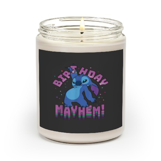 Disney Lilo Stitch Disco Dance Birthday Mayhem Scented Candles