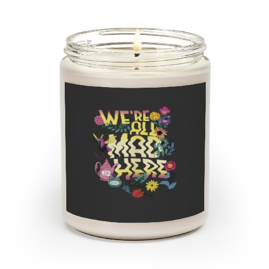 Discover Disney Alice In Wonderland Wavy All Mad Here Tan Scented Candles