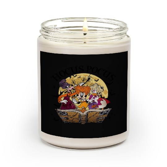 Disney Hocus Pocus Scented Candles, Minnie Daisy Clarabelle Cosplay Pocus Sanderson Sisters Scented Candles