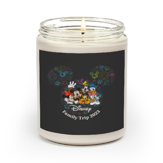 disney mickey friends family rip 2023 vacaion fireworks shir Scented Candles