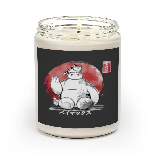 Lovely Bah A La La La Disney Baymax With Cat Scented Candles, Baymax Disney Scented Candles, Baymax With Cat Scented Candles, Vintage Disney Scented Candles, Disney Gifts