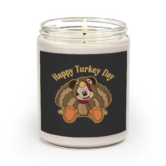 Disney Mickey And Friends Thanksgiving Mickey Turkey Scented Candles