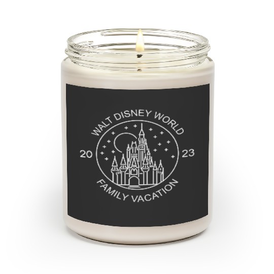 Disneyworld Family Vacation Scented Candles, Disney 2023 Trip, Family Matching Scented Candles