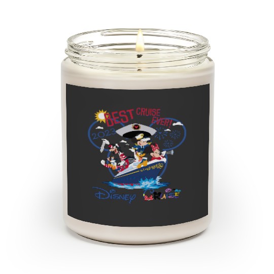 Disney Cruise Family Vacation 2023 Scented Candles, Disney Cruise Group Scented Candles