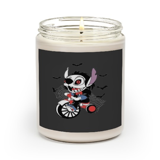 Funny Stitch ,Disney Halloween , Retro Horror Halloween , Horror Movie Character Sh (5) Scented Candles