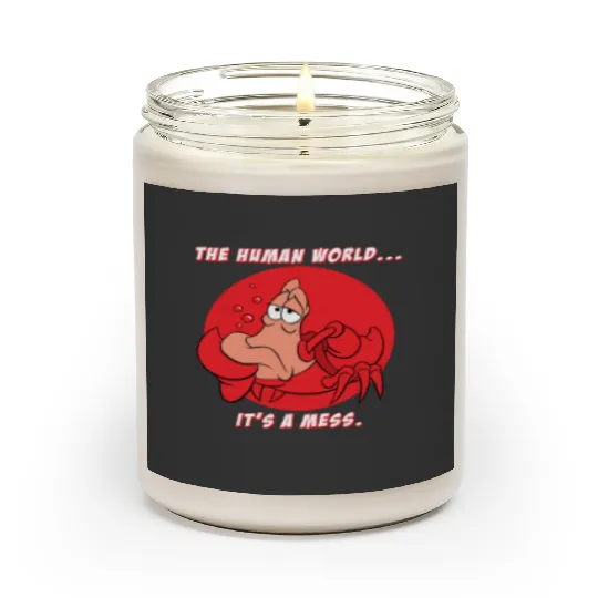Disney The Little Mermaid Scented Candles, Sebastian Crab The Human World