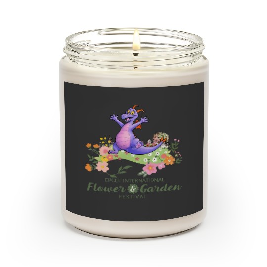 Vintage Disney Epcot Figment Color Scented Candles